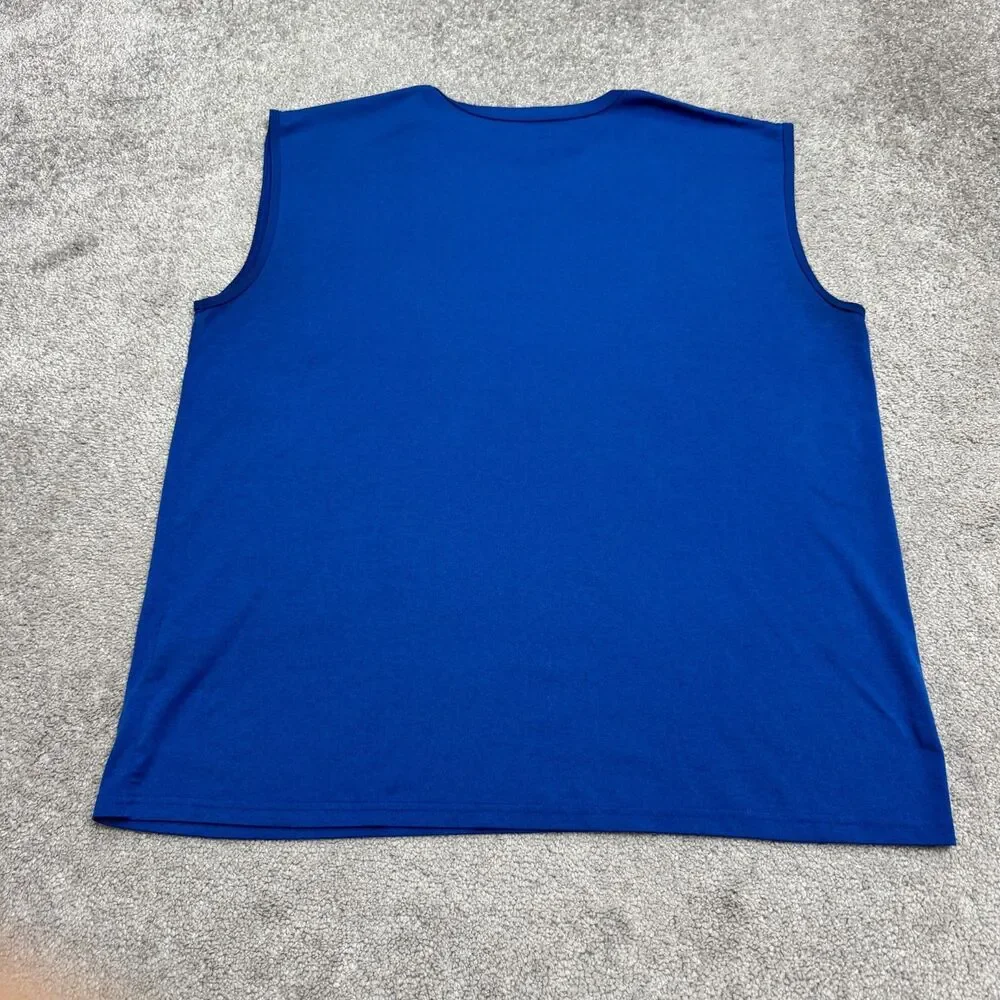 Nike Dri-FIT Sleeveless Training Tank Top Men XL Blue Active Shirt Swoosh GUC
